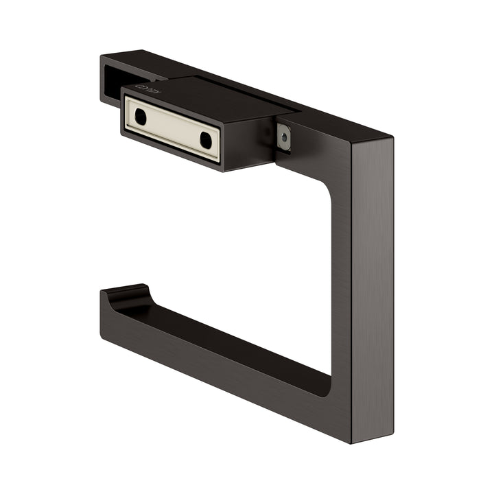 Keuco Edition 11 Brushed Titanium Black Toilet Paper Holder