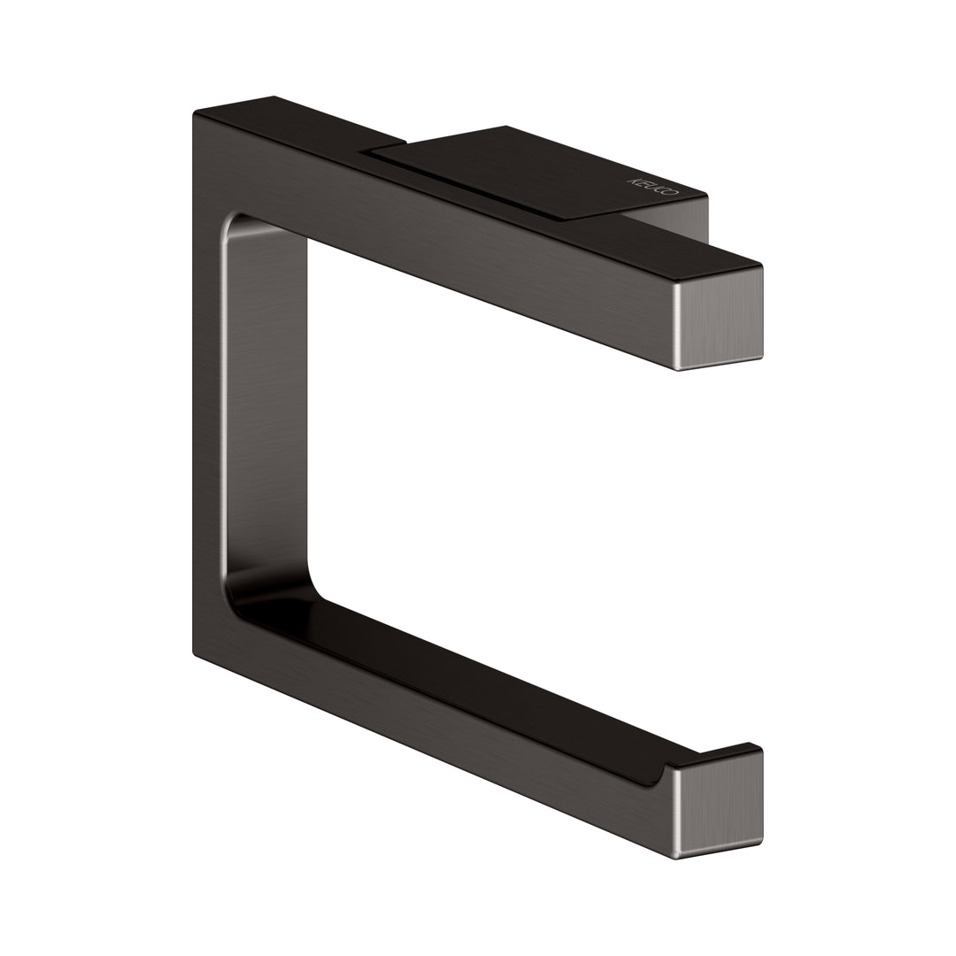 Keuco Edition 11 Brushed Titanium Black Toilet Paper Holder