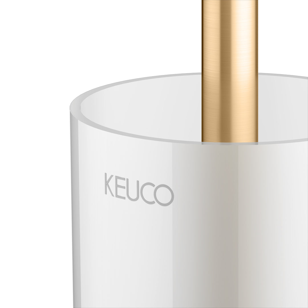 Keuco Edition 11 Brushed Brass Toilet Brush