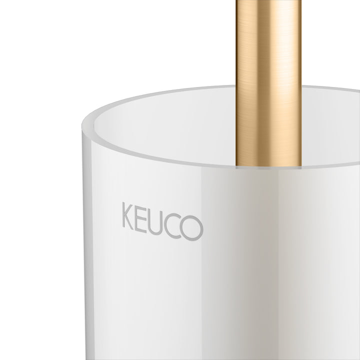 Keuco Edition 11 Brushed Brass Toilet Brush