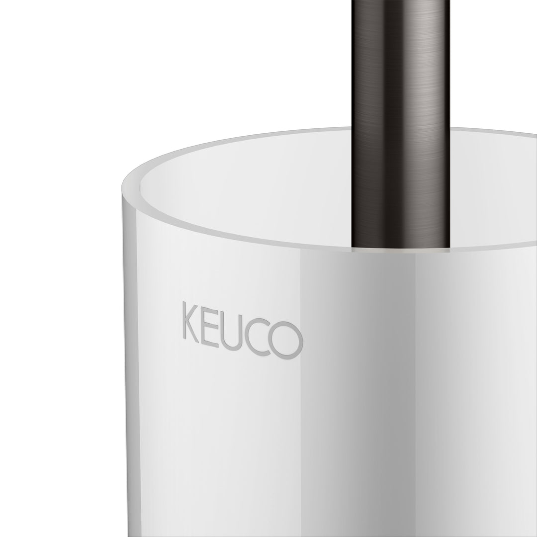 Keuco Edition 11 Brushed Titanium Black Toilet Brush