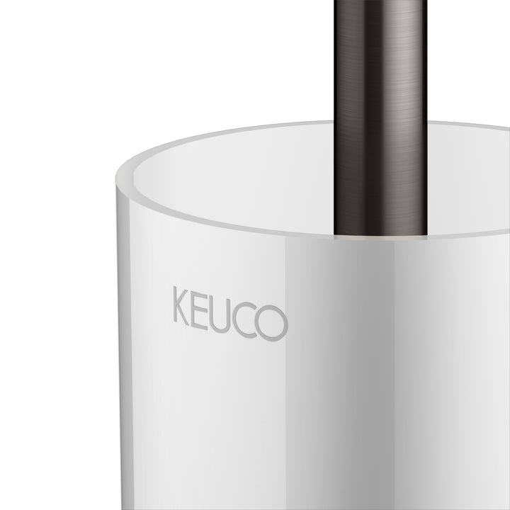 Keuco Edition 11 Brushed Titanium Black Toilet Brush