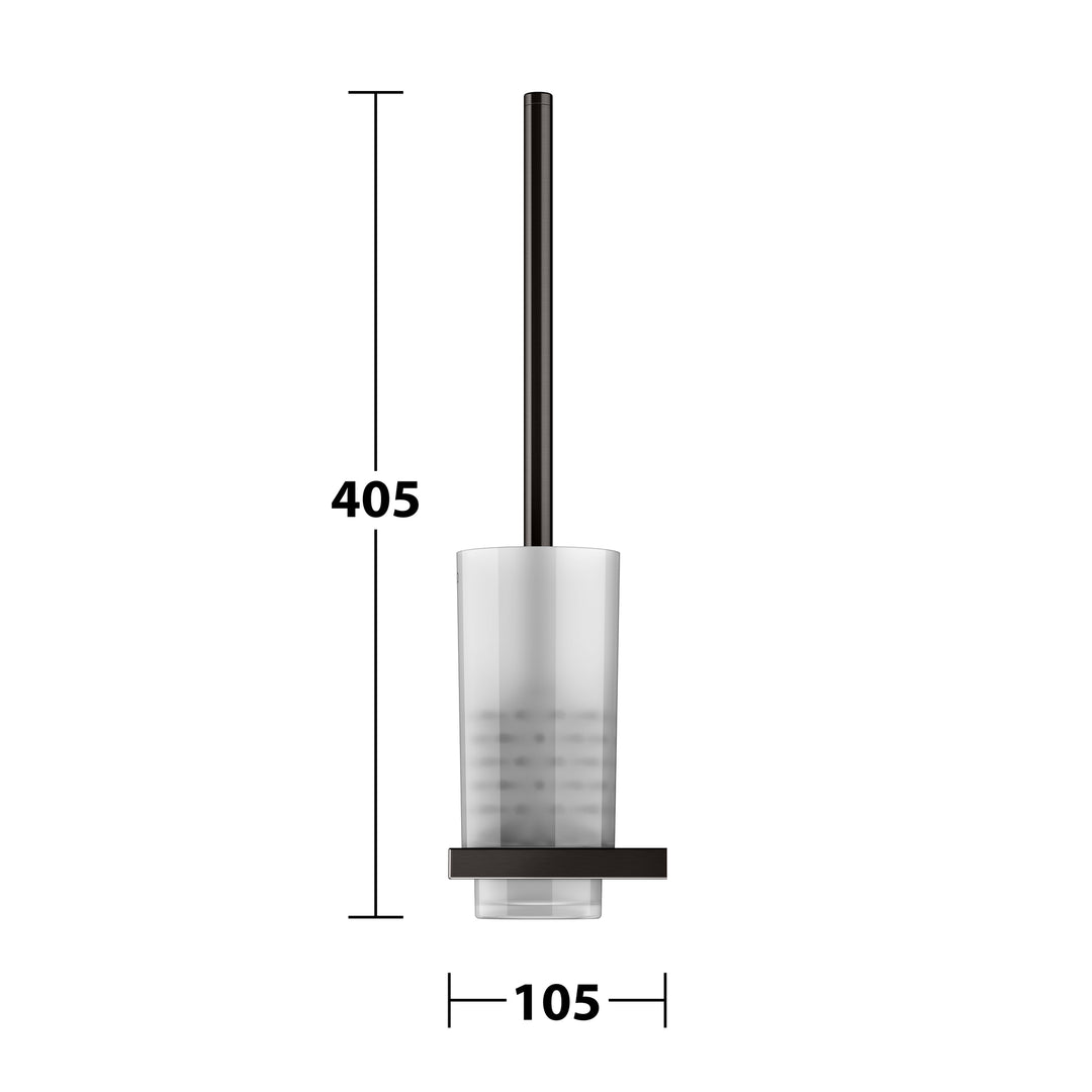 Keuco Edition 11 Brushed Titanium Black Toilet Brush
