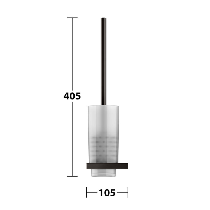 Keuco Edition 11 Brushed Titanium Black Toilet Brush