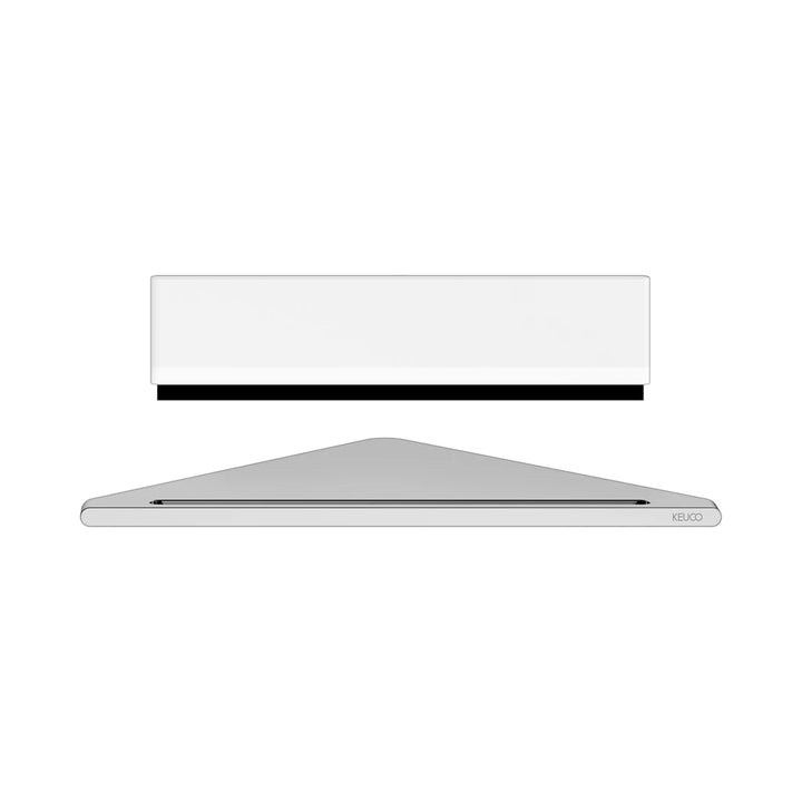 Keuco Edition 400 Corner Shower Shelf With Wiper
