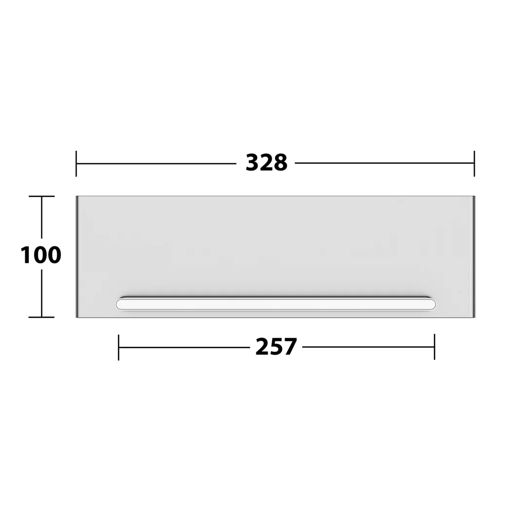 Keuco Edition 400 Shower Shelf With Integrated Wiper