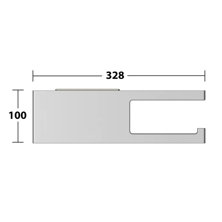 Keuco Edition 400 Toilet Paper Holder With Shelf