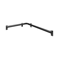 Keuco Axess Corner Grab Rail For Shower/Bath In Black Matt