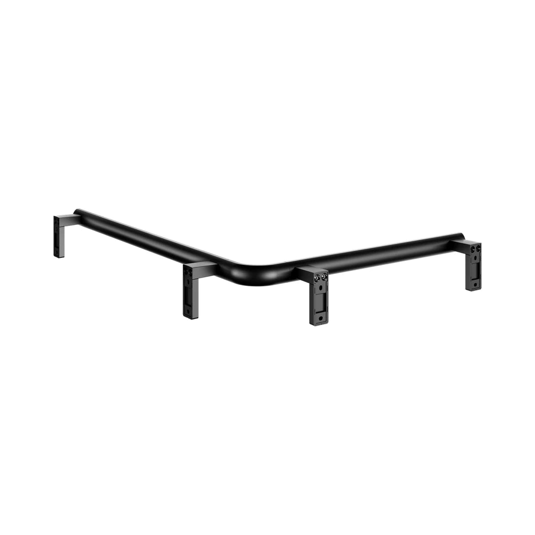 Keuco Axess Corner Grab Rail For Shower/Bath In Black Matt