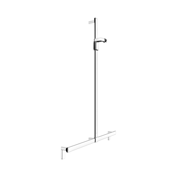 Keuco Axess Grab Bar With Hand Shower Sliding Rail In Chrome
