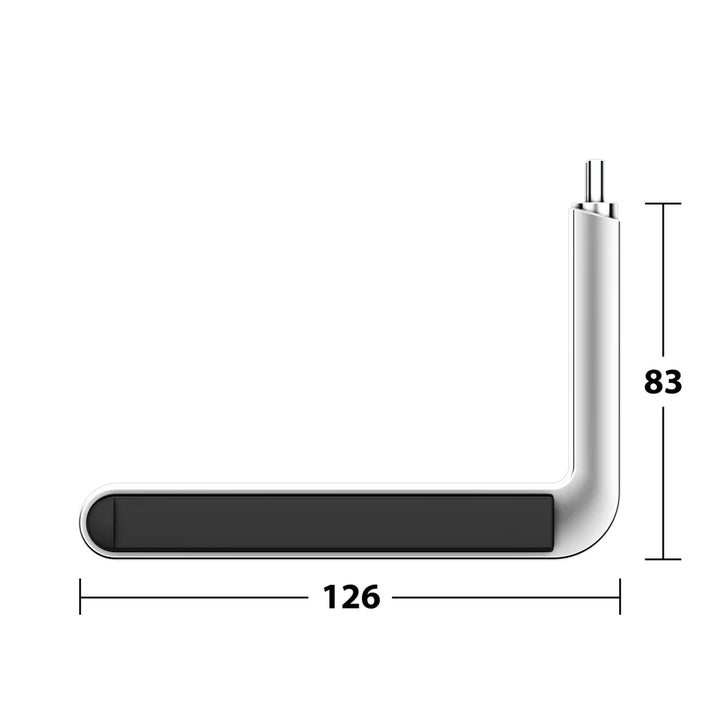Keuco Axess Toilet Paper Holder For Drop Down Supporting Rails