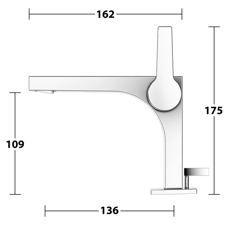 Keuco Edition 11 Single Lever Basin Mixer 110 In Chrome