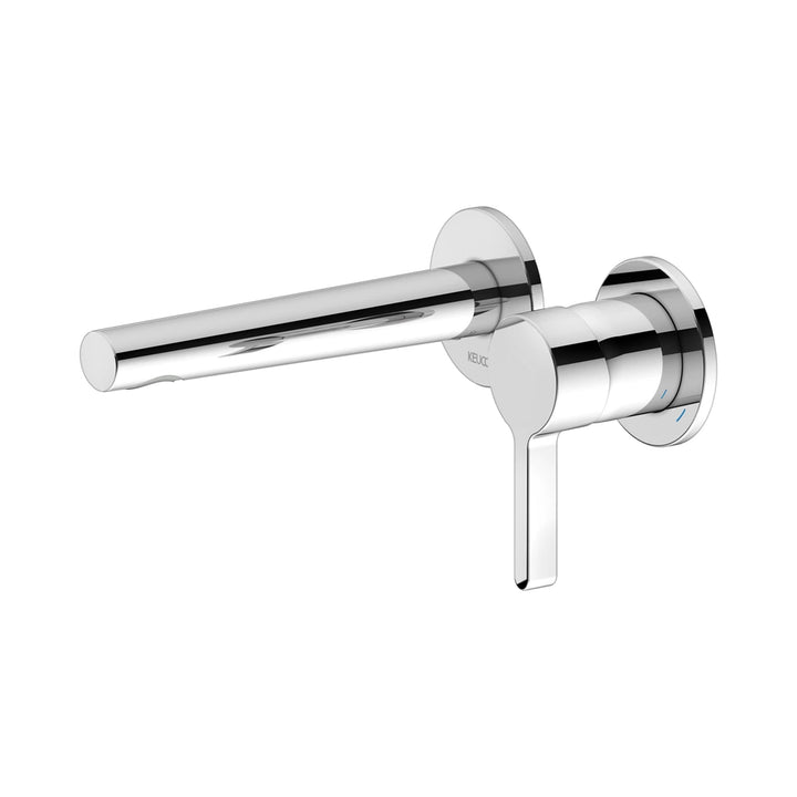 Keuco Edition 400 Wall Mounted Single Lever Basin Mixer In Chrome