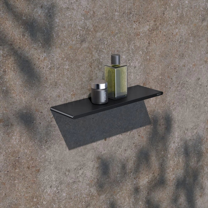 Keuco Aveno Matt Black Wall Mounted Shower Shelf