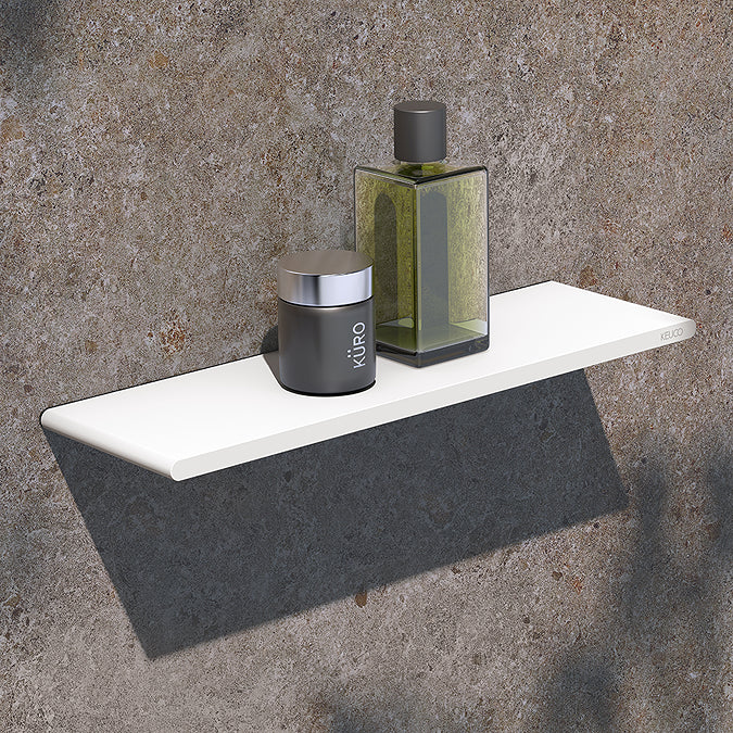 Keuco Aveno Matt White Wall Mounted Shower Shelf