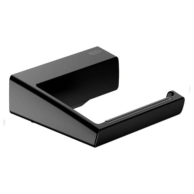 Keuco Aveno Matt Black Toilet Roll Holder