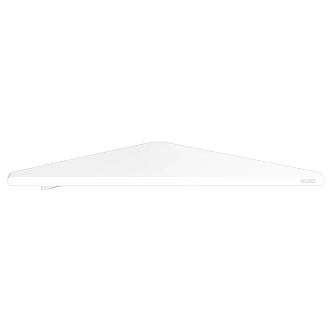 Keuco Aveno Matt White Corner Shower Shelf