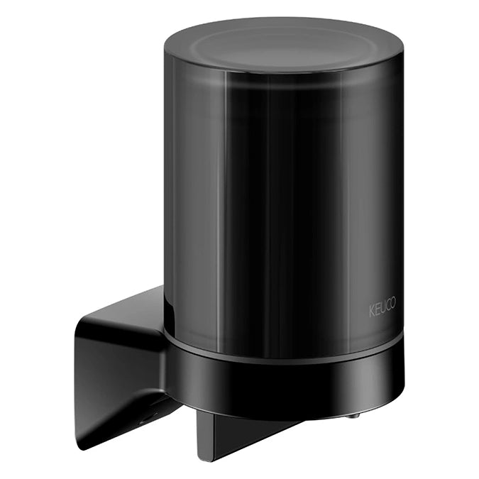 Keuco Aveno Soap Dispenser with Holder in Matt Black