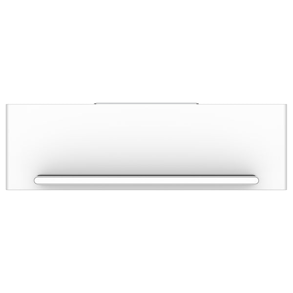 Keuco Aveno Matt White Wall Mounted Shower Shelf with Glass Wiper