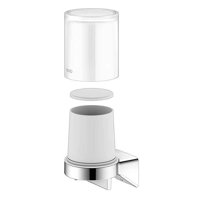 Keuco Aveno Soap Dispenser with Holder in Chrome
