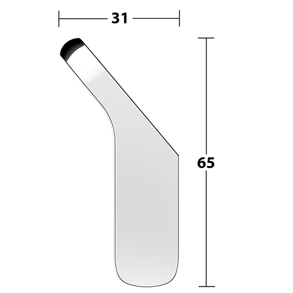 Keuco Aveno Towel Hook in Chrome