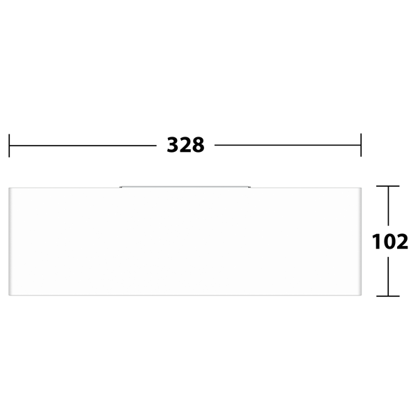 Keuco Aveno Matt White Wall Mounted Shower Shelf