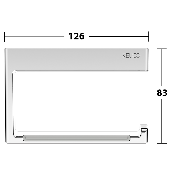 Keuco Aveno Chrome Toilet Roll Holder