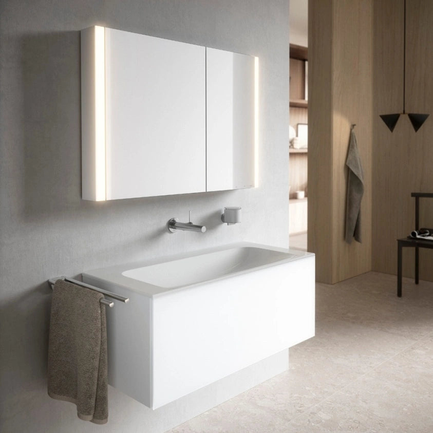 Keuco Somaris 1000mm Double Mirror Cabinet with Demister
