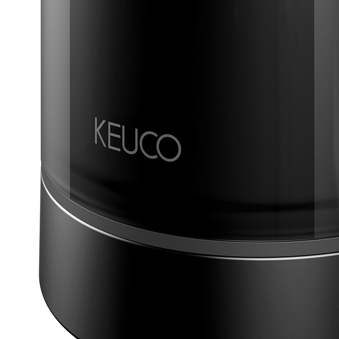 Keuco Aveno Soap Dispenser with Holder in Matt Black