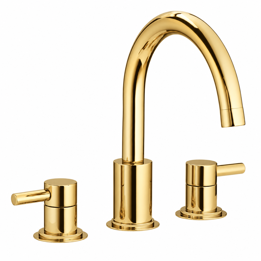 Swadling Absolute Swan Neck Deck Mounted Basin Mixer