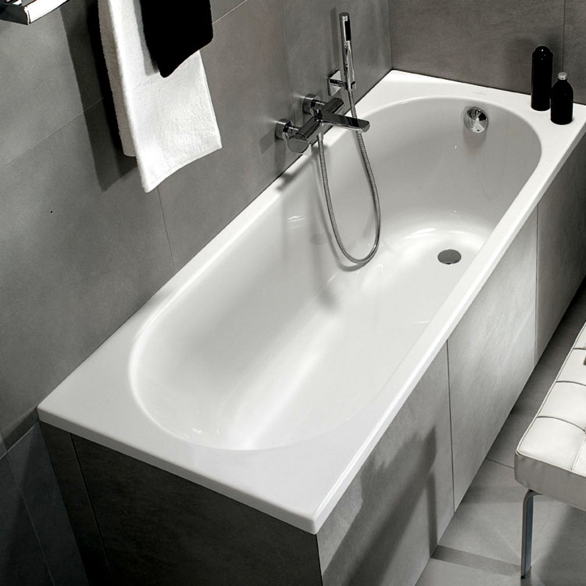 Villeroy & Boch O.Novo Single Ended Rectangular Bath – Bathrooms