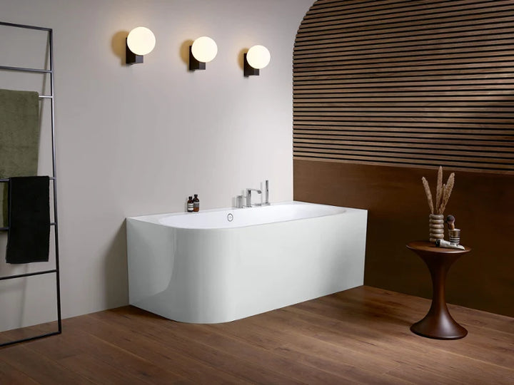 Villeroy & Boch Oberon 2.1 Back-To-Wall Oval Corner Bath 1800 x 800mm