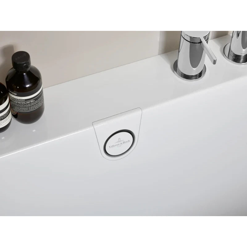 Villeroy & Boch Oberon 2.1 Back-To-Wall Oval Corner Bath 1800 x 800mm