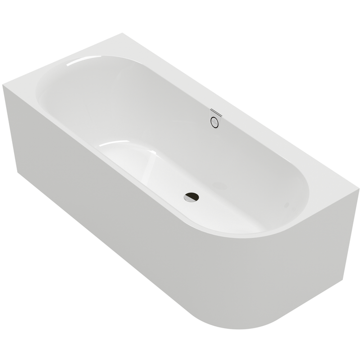 Villeroy & Boch Oberon 2.1 Back-To-Wall Oval Corner Bath 1800 x 800mm
