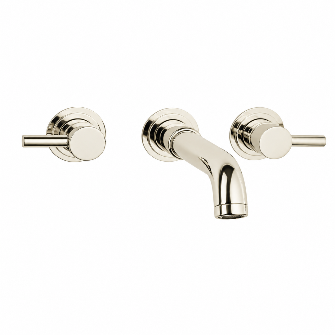 Swadling Absolute Wall Mounted Basin Mixer Tap With Curved Spout