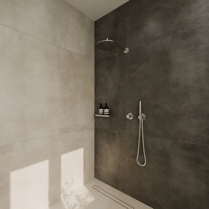 Keuco IXMO Shower Set 7 Round Thermostatic Mixer In Chrome