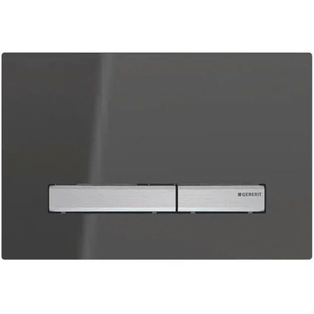 Geberit Sigma 50 Smoked Reflective Glass Flush Plate – Bathrooms Direct ...
