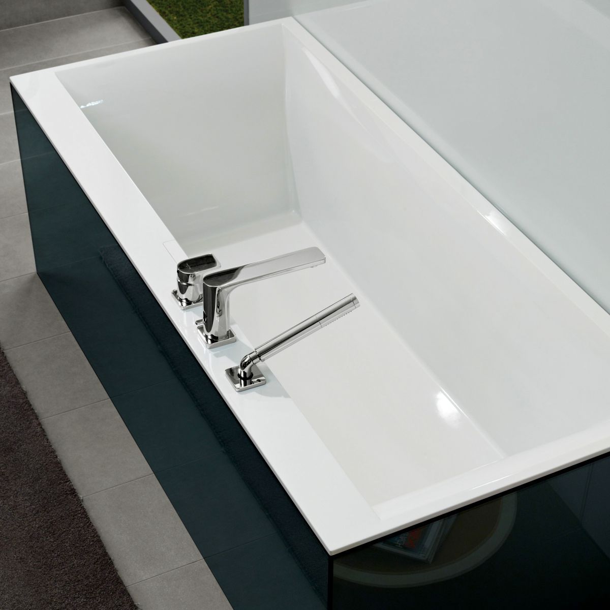 Villeroy & Boch Squaro Edge 12 Duo Rectangular Bath – Bathrooms Direct ...