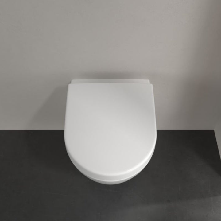 Villeroy & Boch Subway 2.0 Compact Rimless Wall Hung Toilet & Soft Close Seat