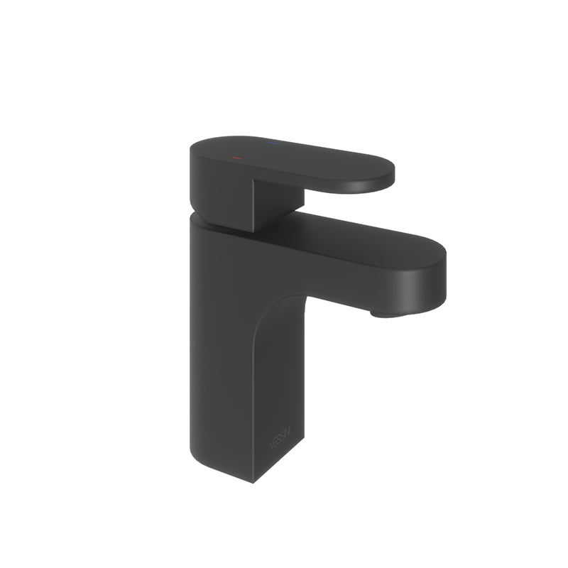 Abacus Ki Monobloc Basin Mixer Tap In Black