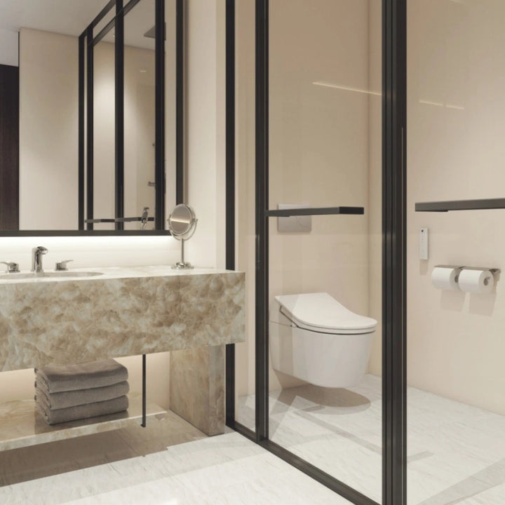 TOTO Washlet RX Auto Flush Rimless Wall Hung Toilet