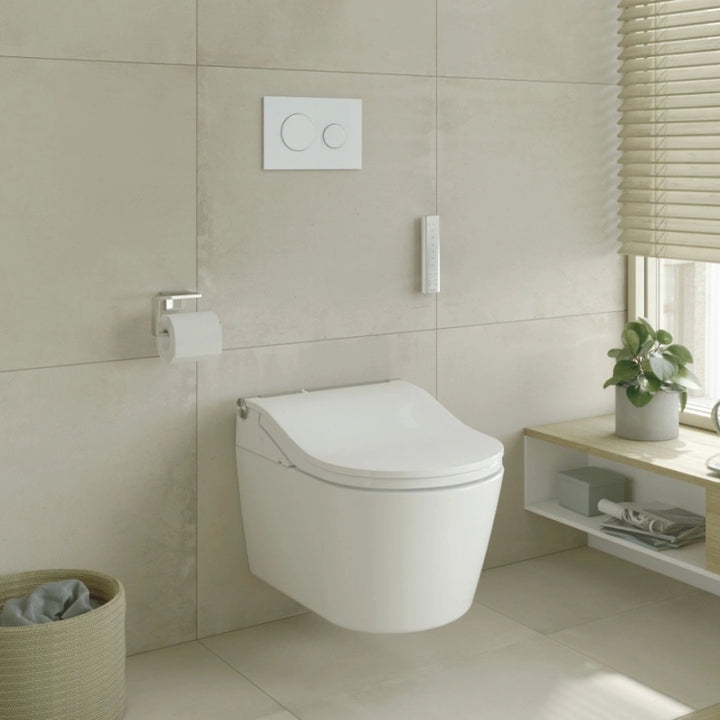 TOTO Washlet RW Auto Flush Rimless Wall Hung Toilet