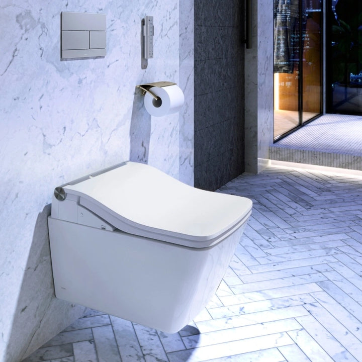 TOTO Washlet SW Auto Flush Rimless Wall Hung Toilet
