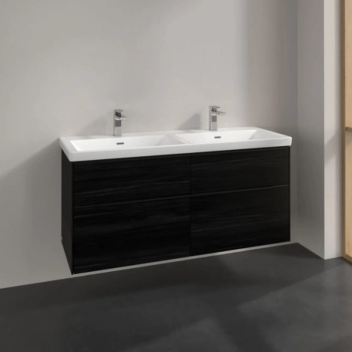 Villeroy & Boch Subway 3.0 1300mm Wall Hung 4 Drawer Vanity Unit & Basin