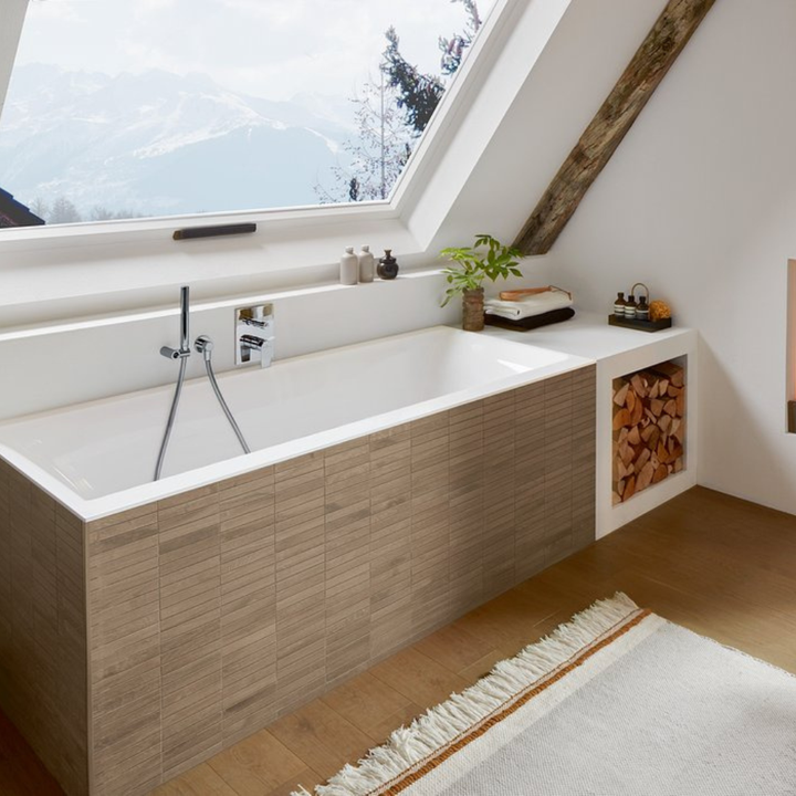 Villeroy & Boch Subway 3.0 Double Ended Bath with SilentFlow Bath Filler