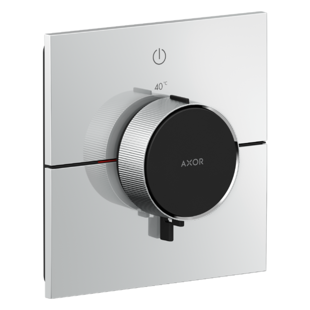 AXOR ShowerSelect ID Square Thermostatic Mixer 1 Outlet In Chrome