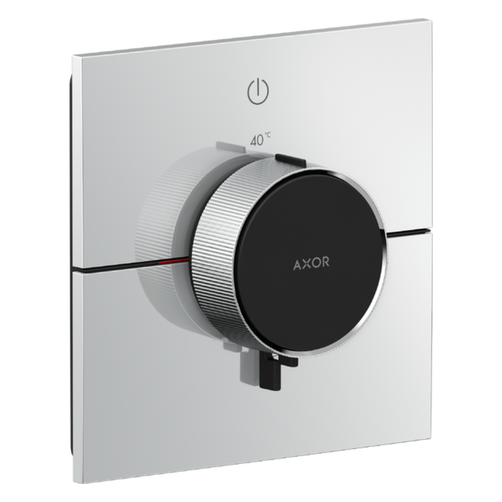 AXOR ShowerSelect ID Square Thermostatic Mixer 1 Outlet In Chrome