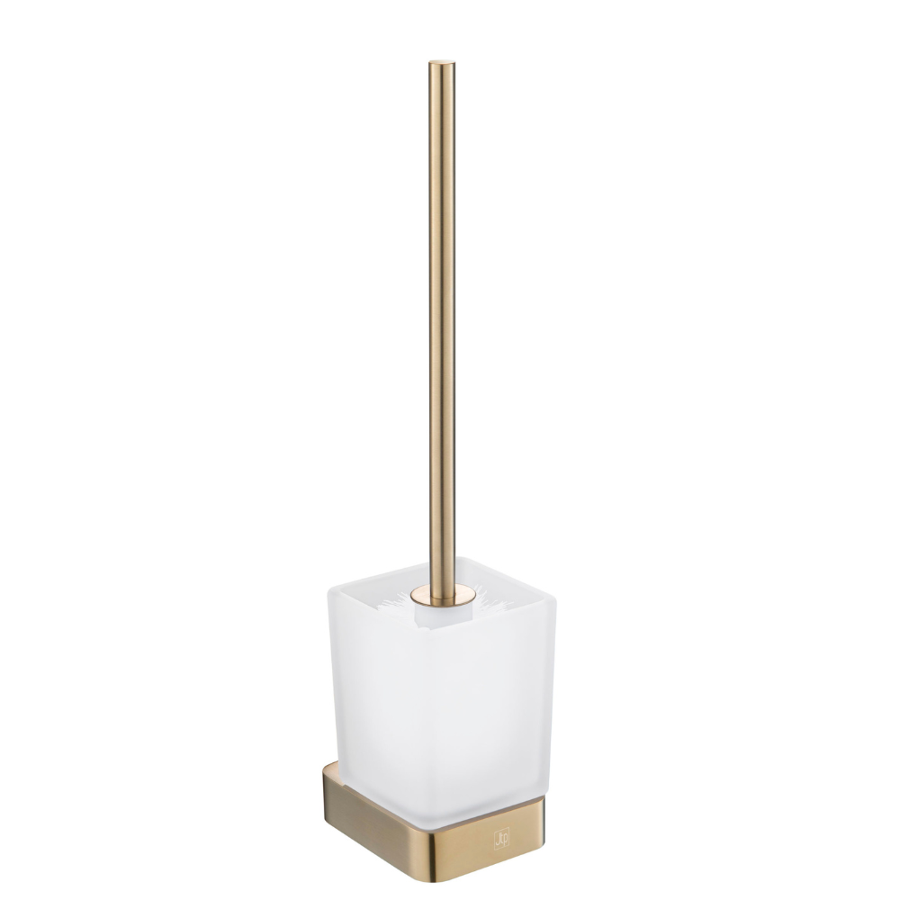 JTP HIX Brushed Brass Toilet Brush Holder