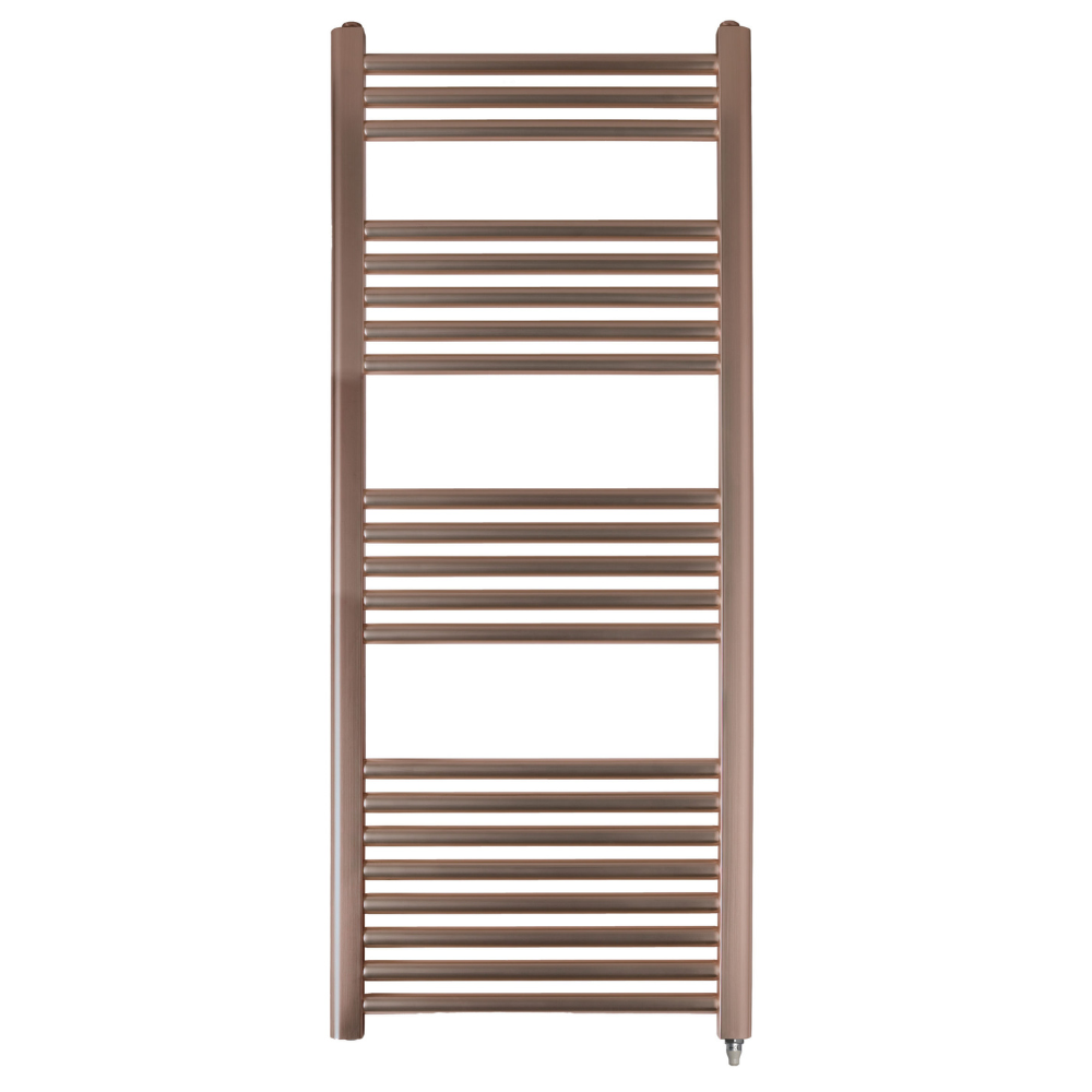 JTP Vos Brushed Bronze 1200mm x 500mm Electric Towel Radiator