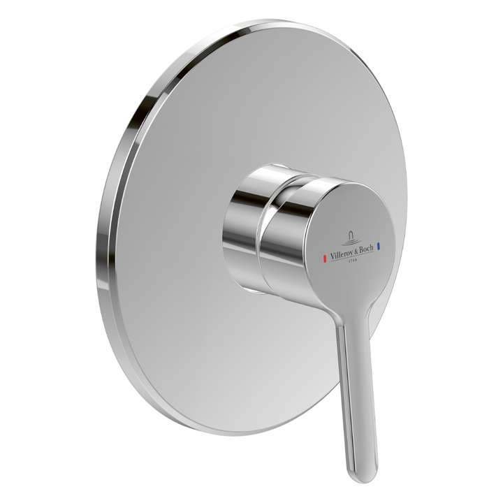 Villeroy & Boch Skyla Concealed Single Lever Bath Shower Mixer In Chrome